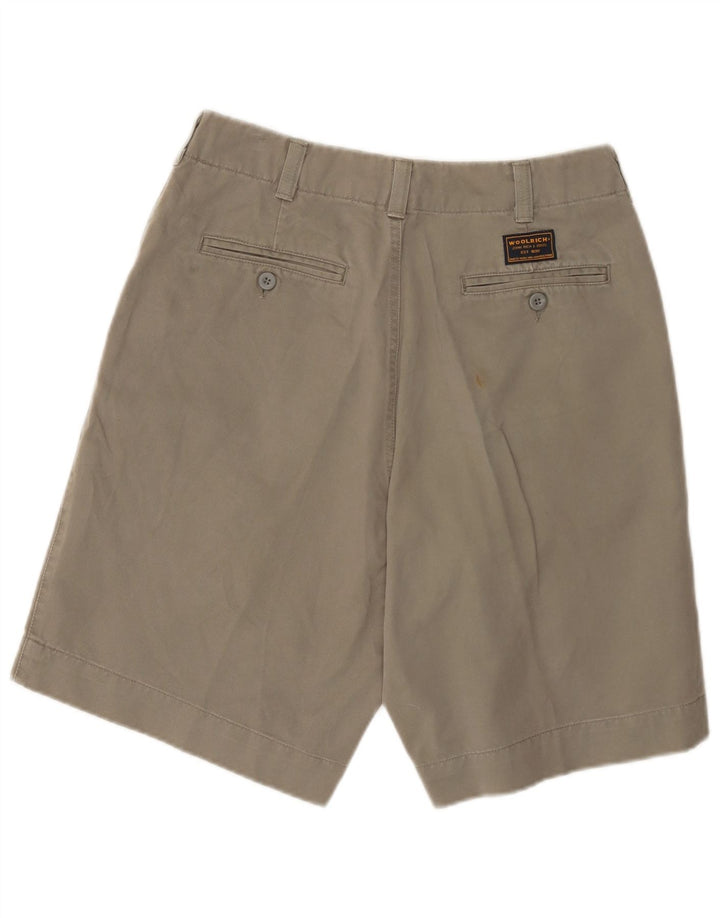 WOOLRICH Męskie spodenki Chino W30 Średnia bawełna khaki