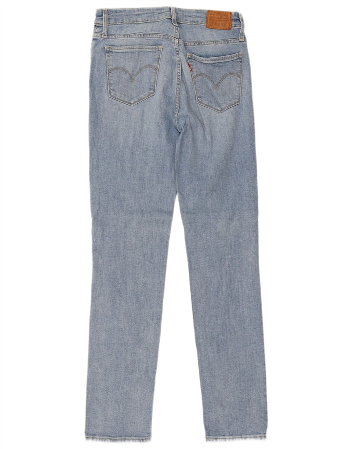 Damskie jeansy Levi's 712 Slim W28 L30 Niebieska bawełna