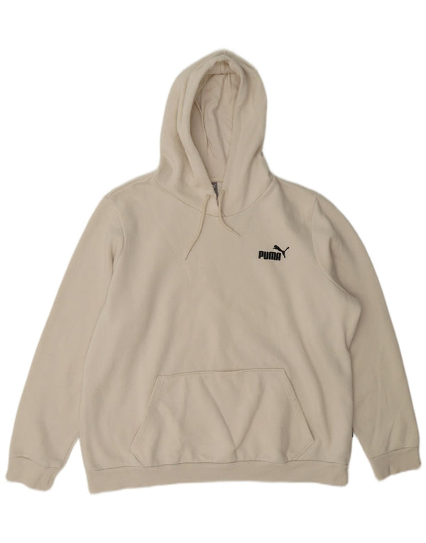 Damska bluza z kapturem Puma UK 18 XL Off White Cotton