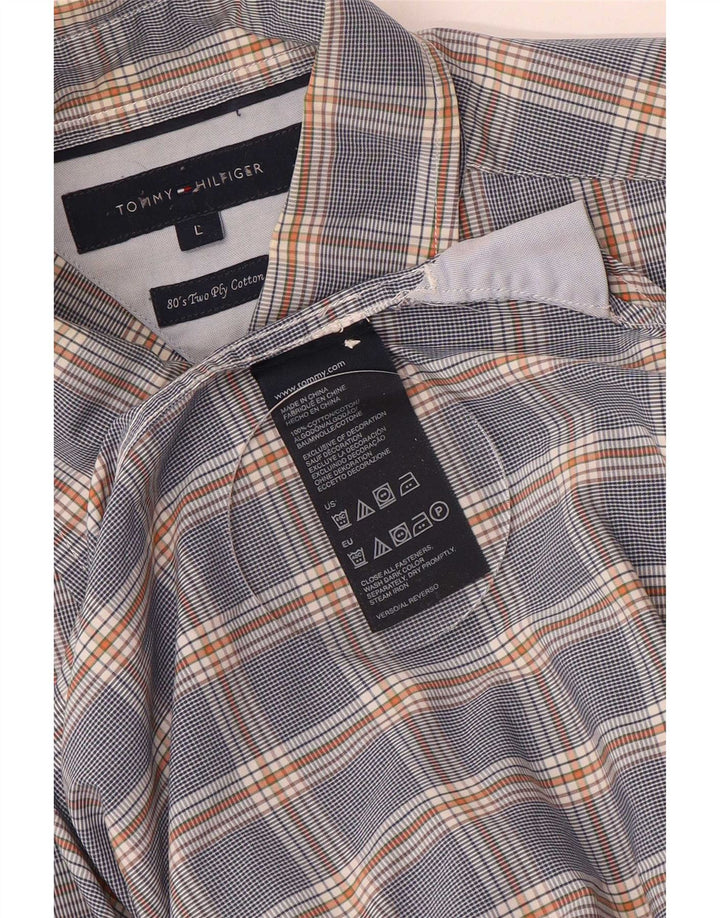 Koszula męska Tommy Hilfiger, duża, niebieska, bawełniana
