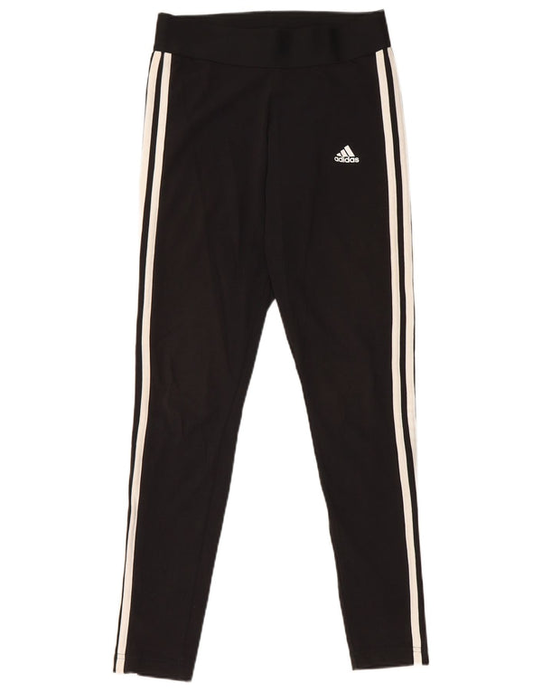 Legginsy Damskie Adidas UK 8/10 Małe Czarne Bawełniane