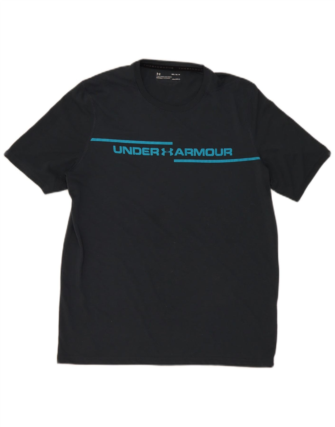 Męski t-shirt z grafiką Under Armour Heat Gear, średni szary