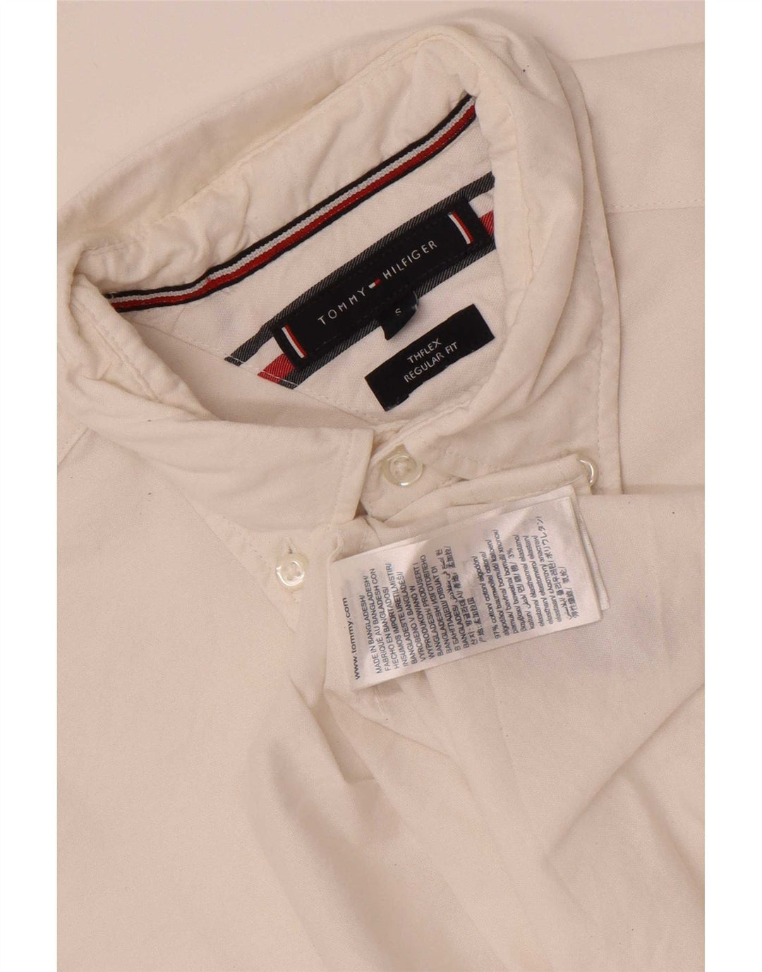 Koszula męska Tommy Hilfiger o regularnym kroju, mała, biała, bawełniana