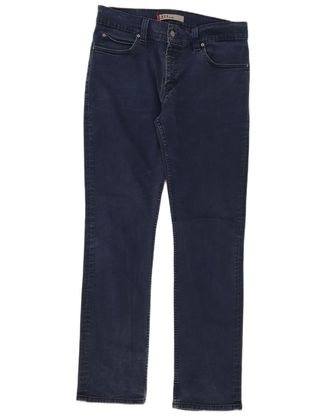 Damskie jeansy Levi's 511 Slim W36 L34 Granatowa bawełna