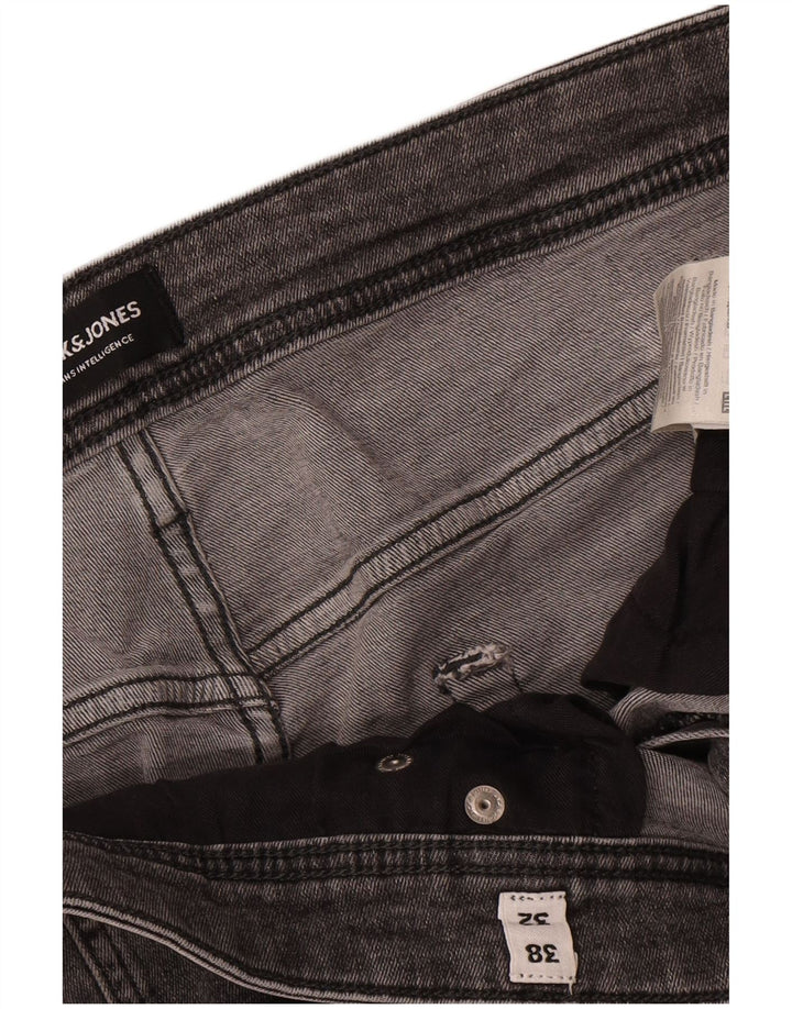 Męskie jeansy typu slim Jack & Jones W38 L32 Szara bawełna