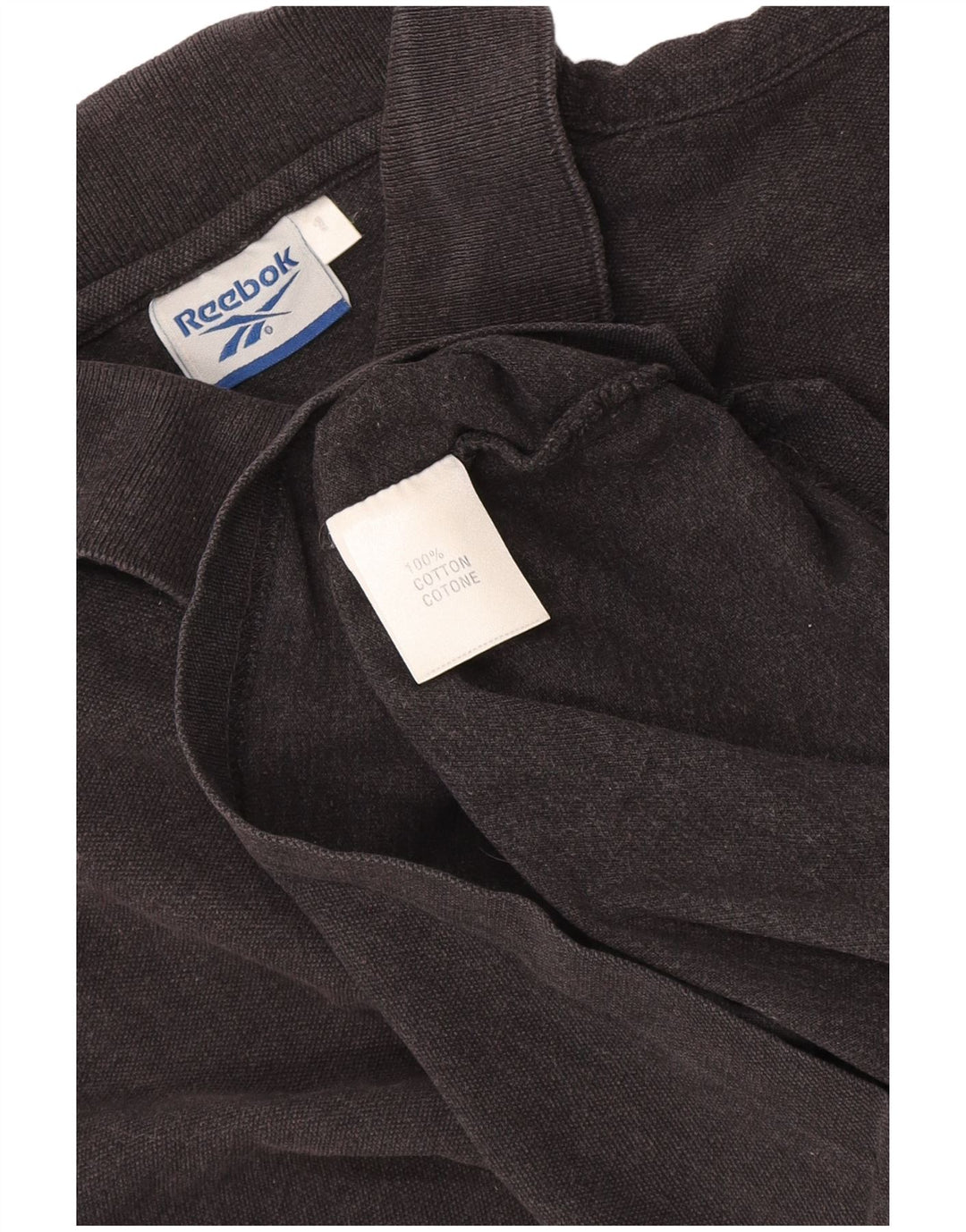 Męska koszulka polo Reebok, mała, czarna, bawełniana
