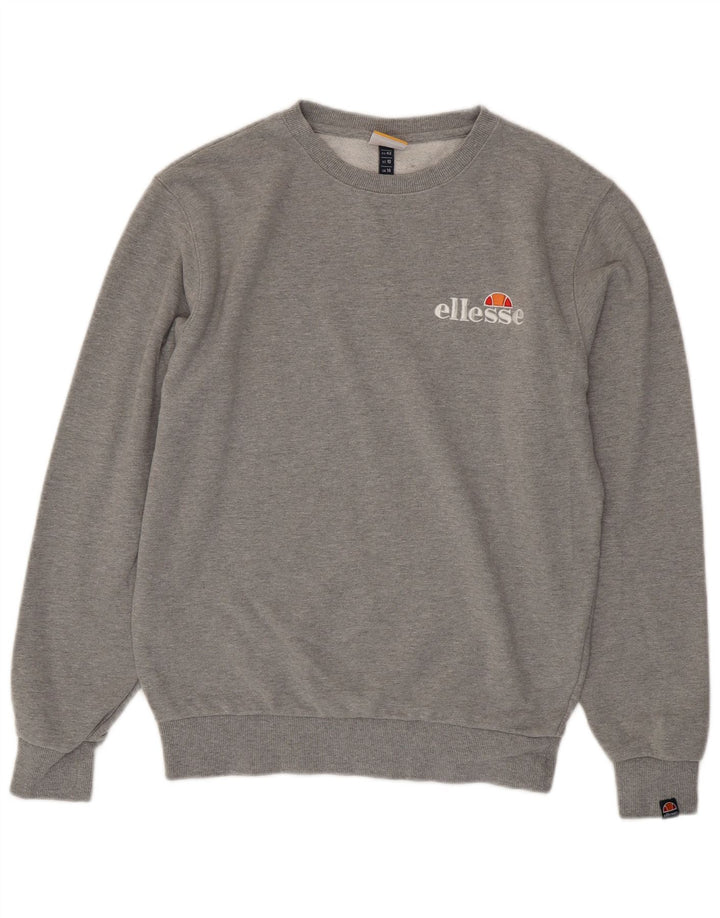 Damska bluza z grafiką Ellesse, UK 14, duża, szara bawełna