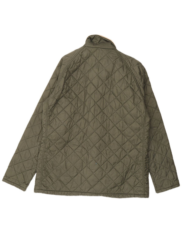 Męska pikowana kurtka Barbour UK 42 XL w kolorze zielonym
