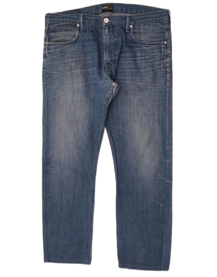 Męskie jeansy Lee Zed Straight W38 L30, niebieskie, bawełniane