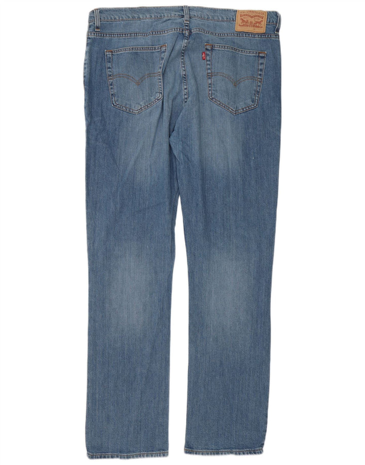 Męskie jeansy Levi's Slim W40 L34 Niebieskie bawełniane
