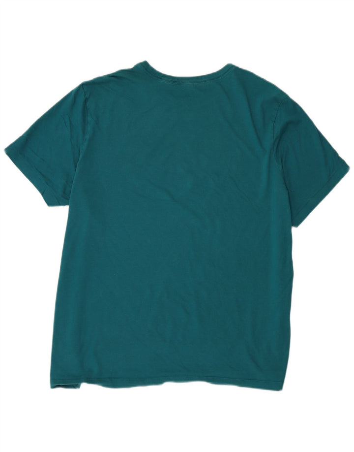 T-shirt męski Nike Top 2XL Turkusowa bawełna