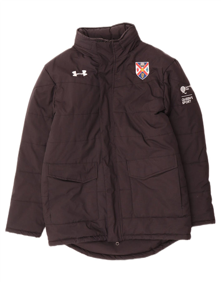 Męski ocieplany płaszcz Under Armour UK 38, średni czarny nylon