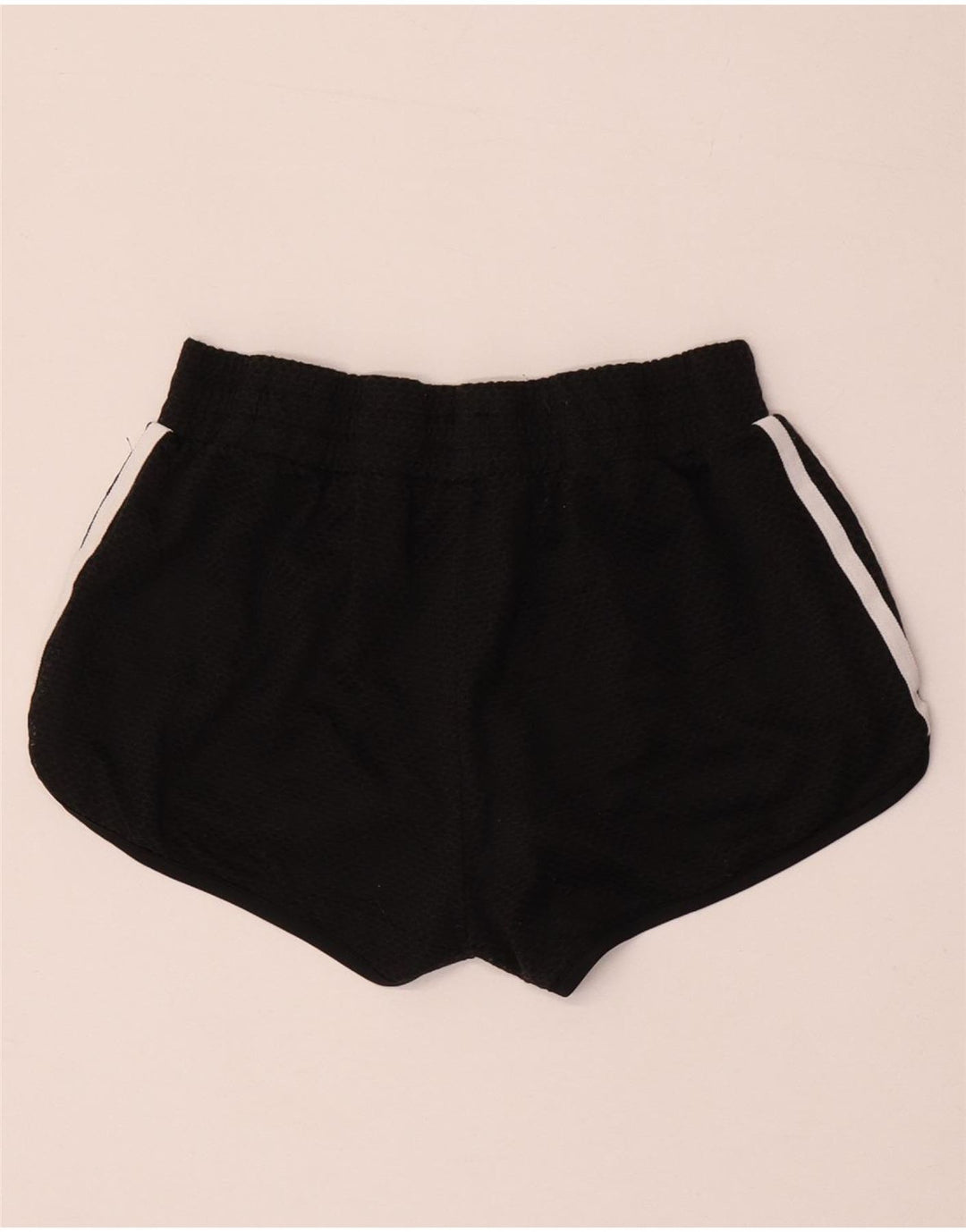 Damskie spodenki sportowe Adidas UK 8, małe, czarne, poliestrowe