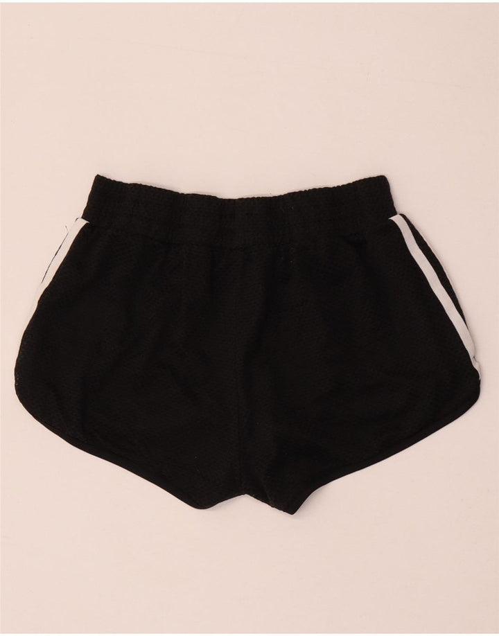 Damskie spodenki sportowe Adidas UK 8, małe, czarne, poliestrowe