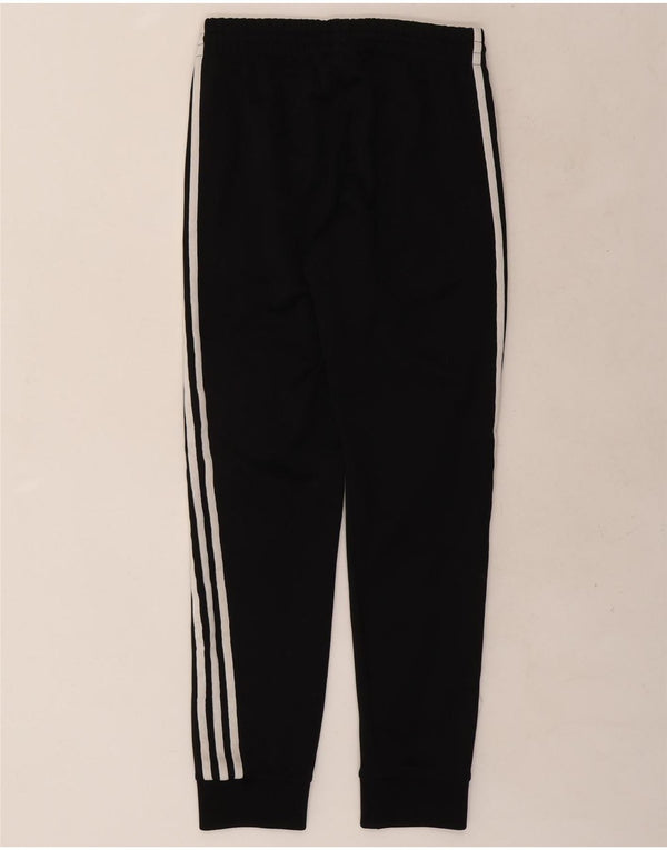 Męskie spodnie dresowe Adidas, małe, czarne, poliestrowe