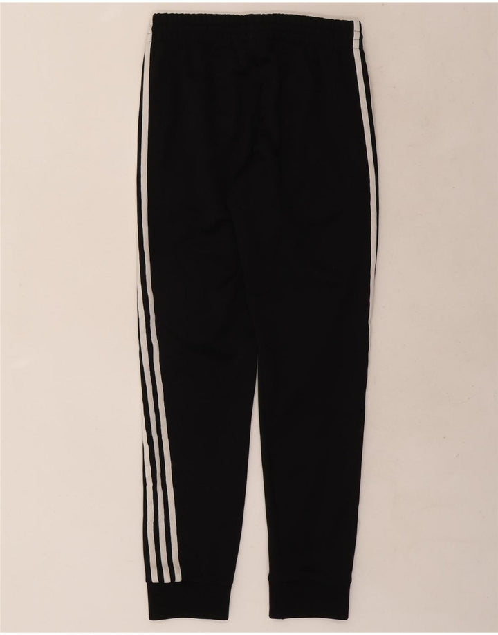 Męskie spodnie dresowe Adidas, małe, czarne, poliestrowe