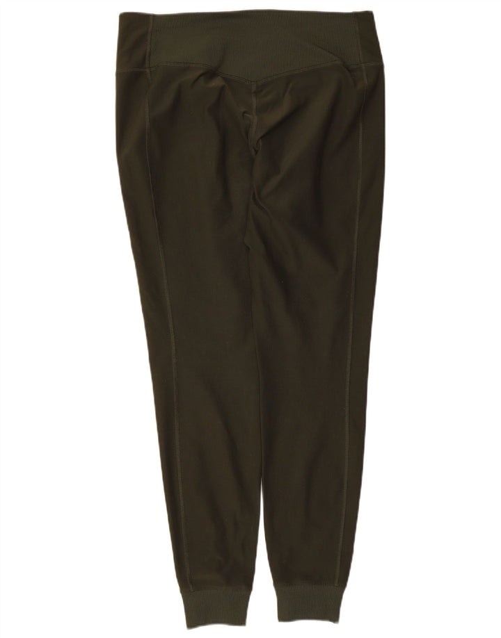 Damskie legginsy Nike Dri Fit UK 14, duże, poliestrowe w kolorze khaki