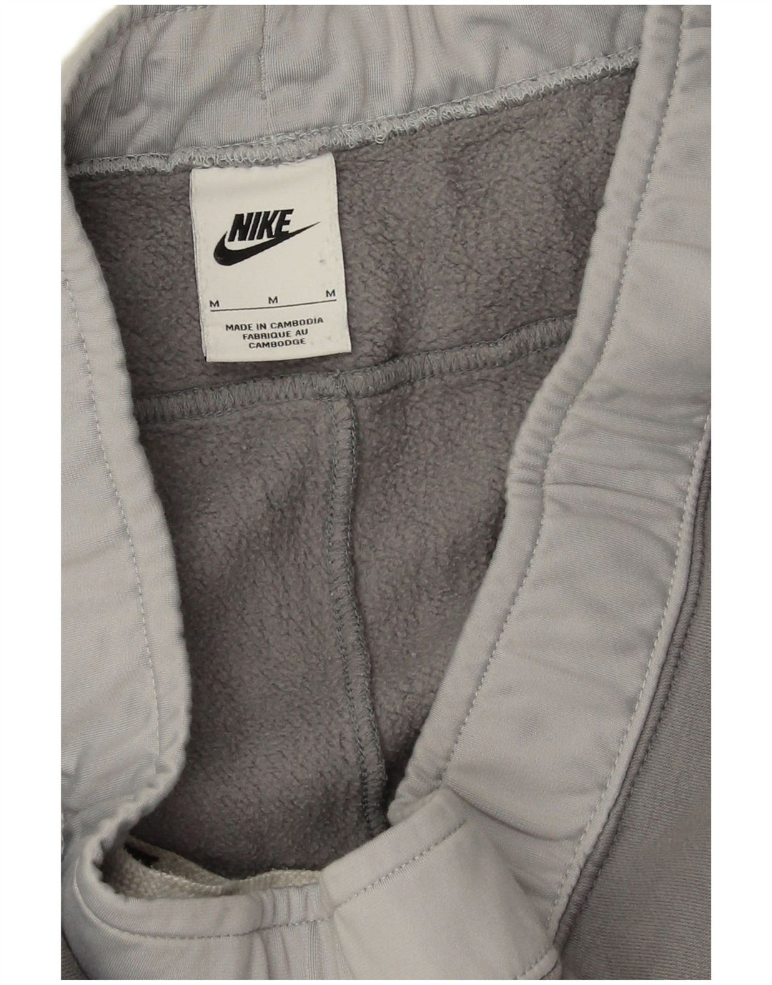 Męskie spodnie dresowe Nike Joggers Średnioszary, bawełniany blok kolorów