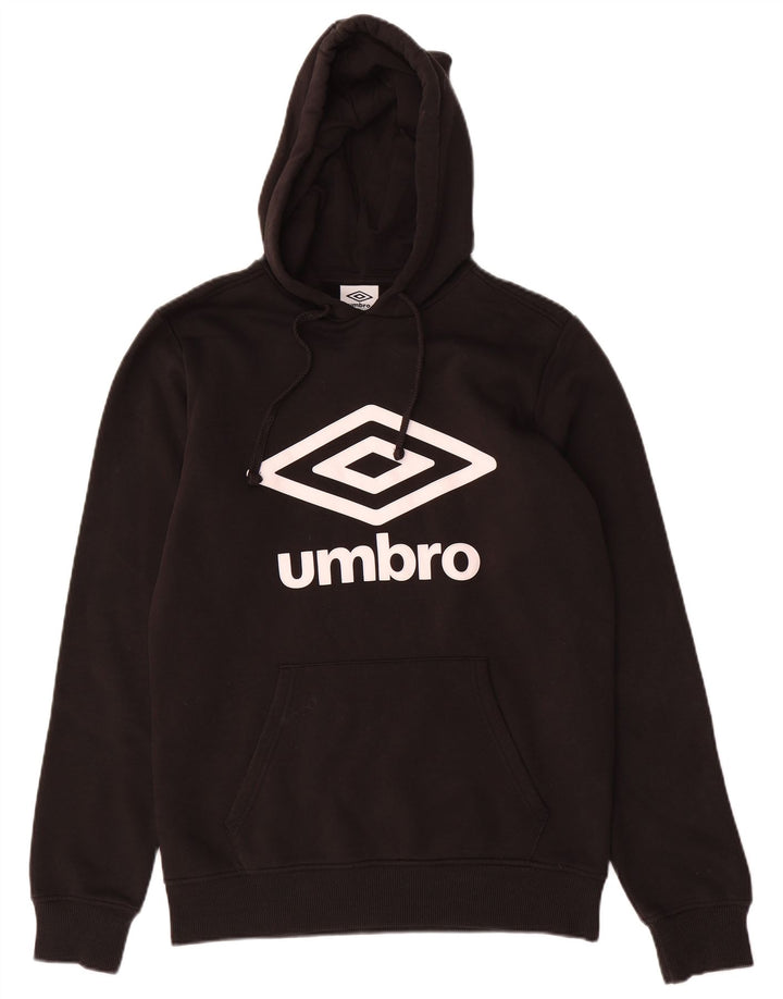 Męski sweter z kapturem Umbro, średni czarny
