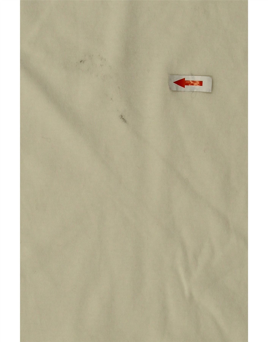 Męski graficzny top Vans z długim rękawem, mały, złamanej bieli, bawełniany
