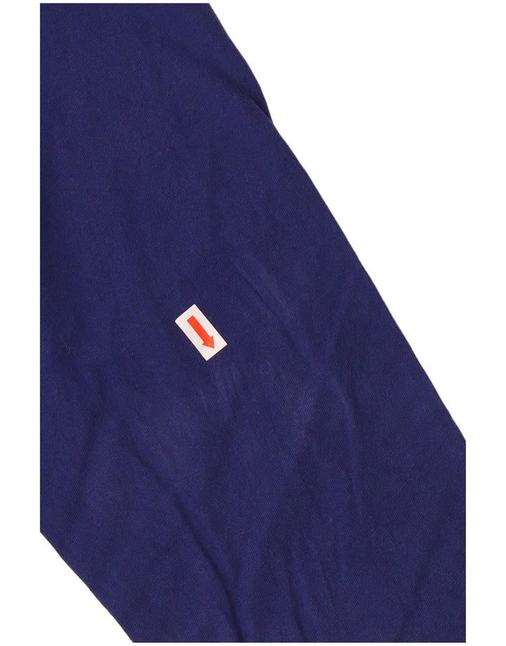 Damski top graficzny L.L.Bean z długim rękawem, UK 16, duży niebieski