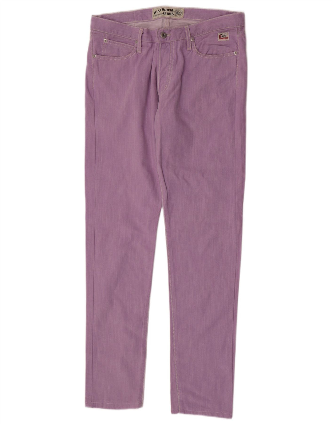 Damskie jeansy slim Roy Rogers W33 L32 Fioletowa bawełna