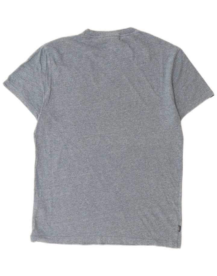 T-shirt męski Superdry, mały, niebieski, bawełniany