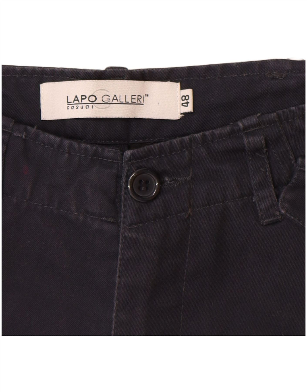 Męskie spodenki cargo Lapo Galleri IT 48 Medium W32 Granatowa bawełna