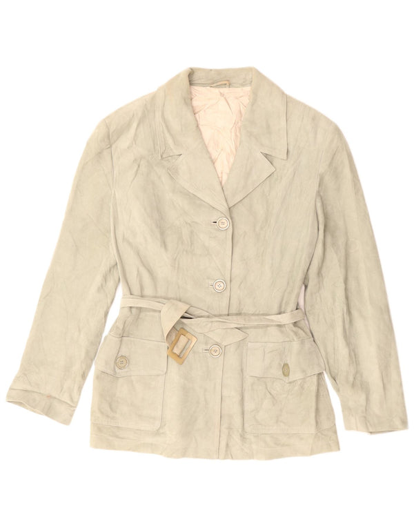 Damska marynarka zapinana na 3 guziki Pollini UK 14 Średnia zieleń