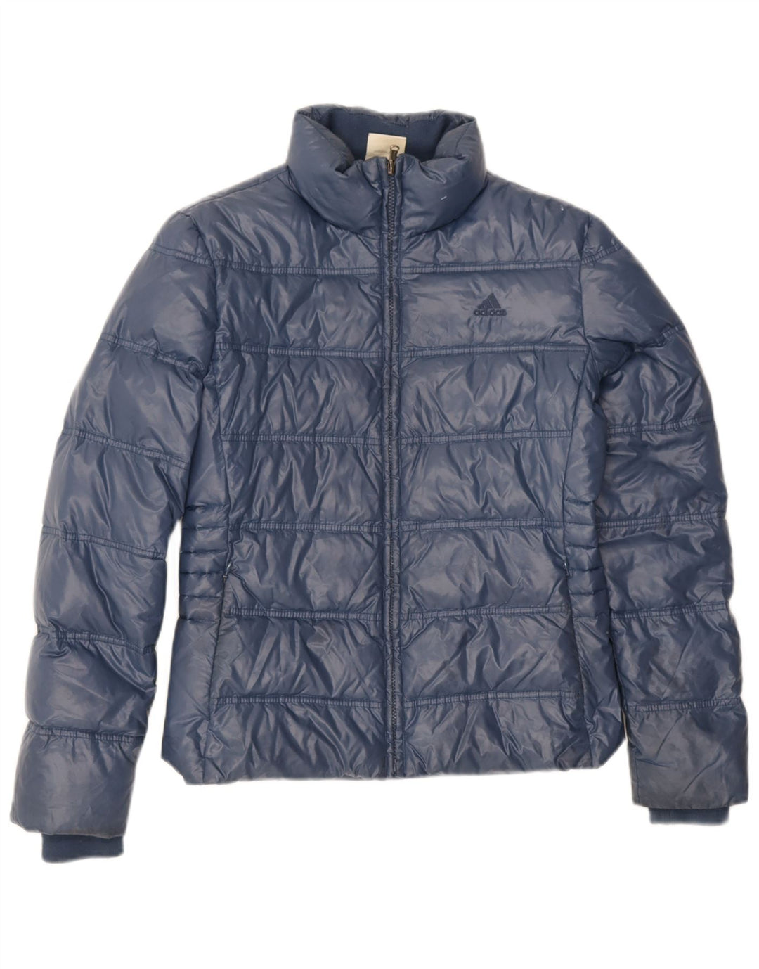 Damska ocieplana kurtka Adidas UK 12 Średni granatowy poliamid