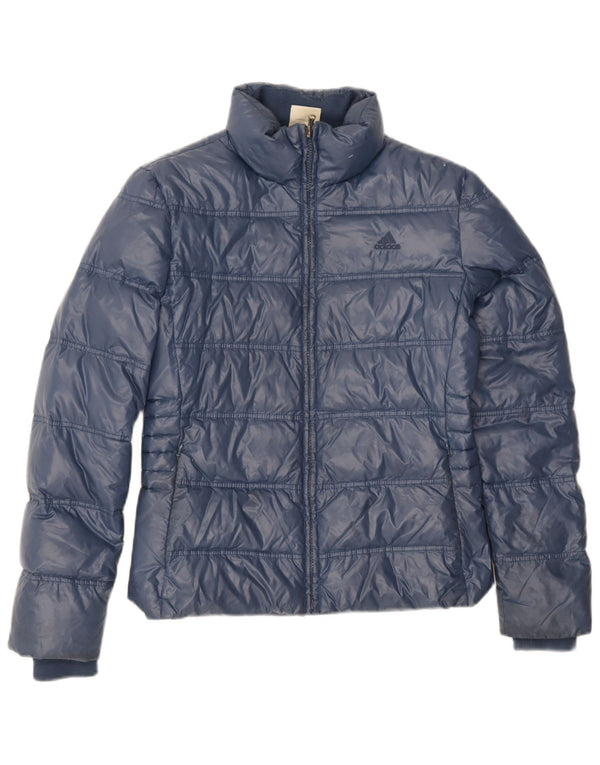 Damska ocieplana kurtka Adidas UK 12 Średni granatowy poliamid