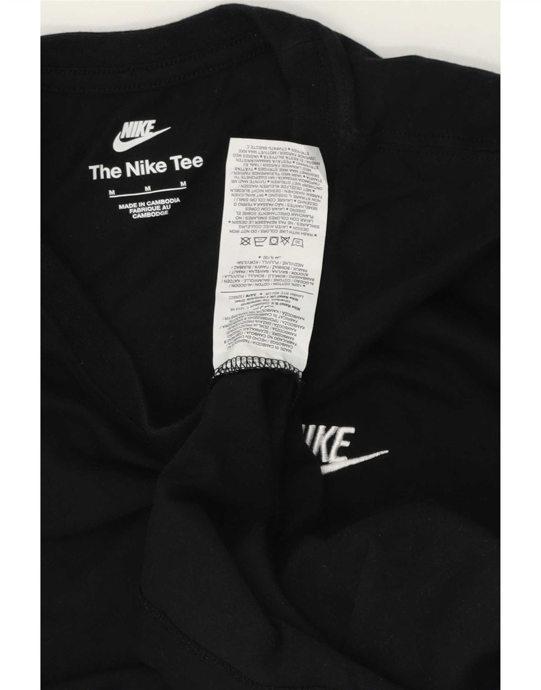 Męska koszulka Nike z długim rękawem, średnia czarna, bawełniana