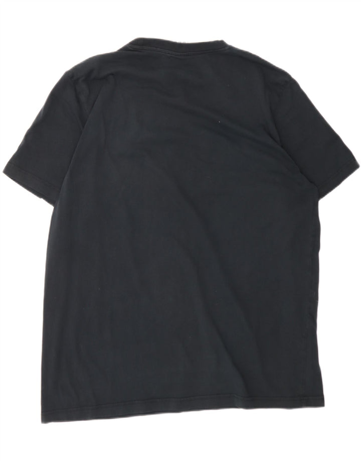 ADIDAS Mens Graphic T-Shirt Top XL Black Vintage Adidas and Second-Hand Adidas from Messina Hembry 