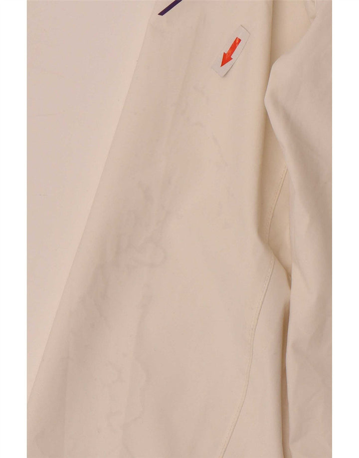 Damska kurtka przeciwdeszczowa z kapturem Helly Hansen Graphic UK 10 Small White Poliamid