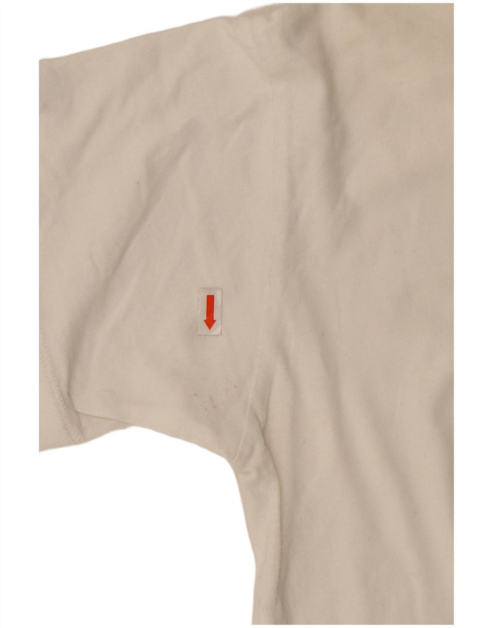 Damska koszulka Champion Crop Graphic Top UK 14 Medium White