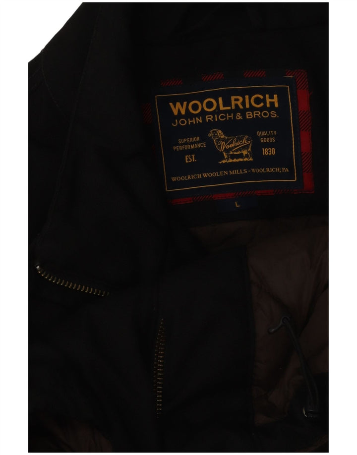 Męska kurtka wojskowa Woolrich UK 40 duża czarna