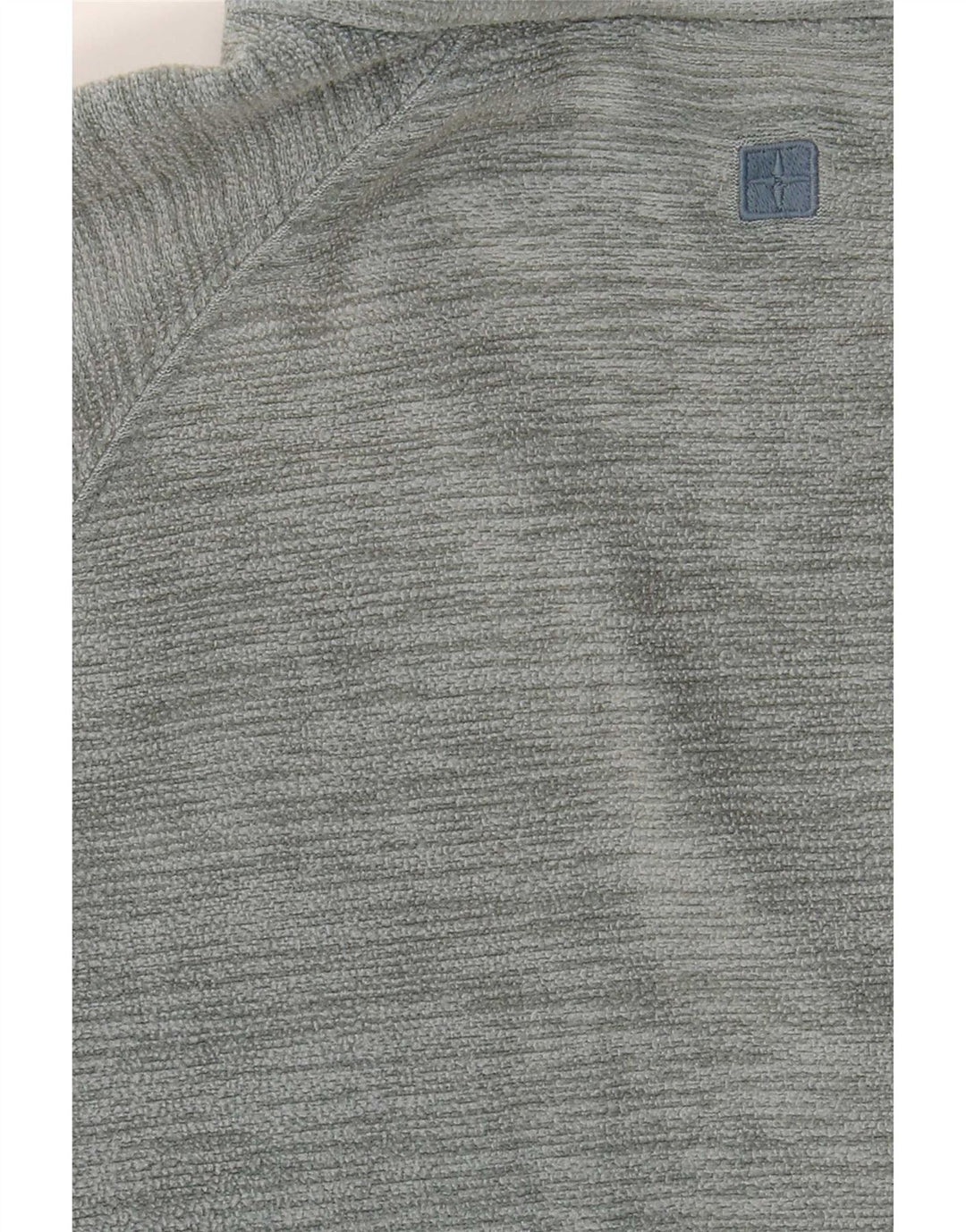 Męski sweter polarowy Mountain Warehouse z zamkiem błyskawicznym, średnioniebieski