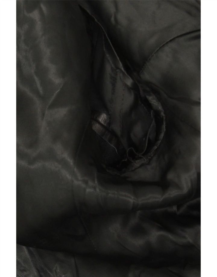 Damski płaszcz skórzany Klima UK 10, mały, czarny