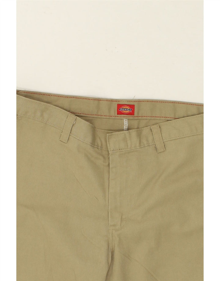 DICKIES Womens Straight Chino Trousers W32 L29  Beige Polyester Vintage Dickies and Second-Hand Dickies from Messina Hembry 