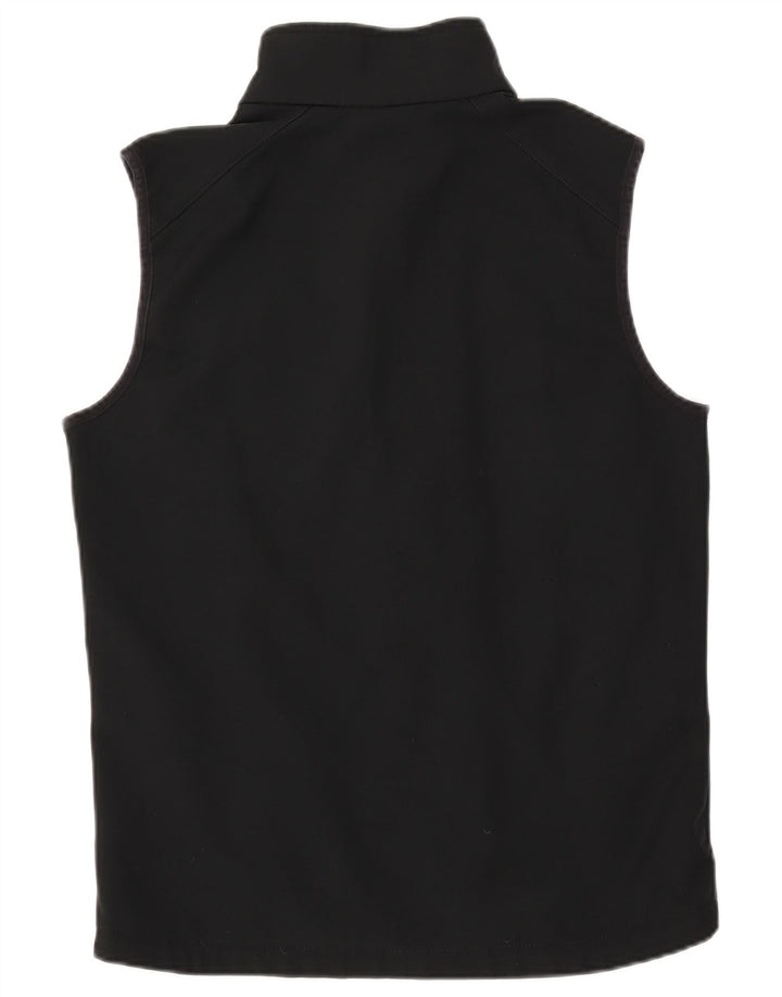 Męska kurtka dresowa bez rękawów COLUMBIA, średni czarny poliester