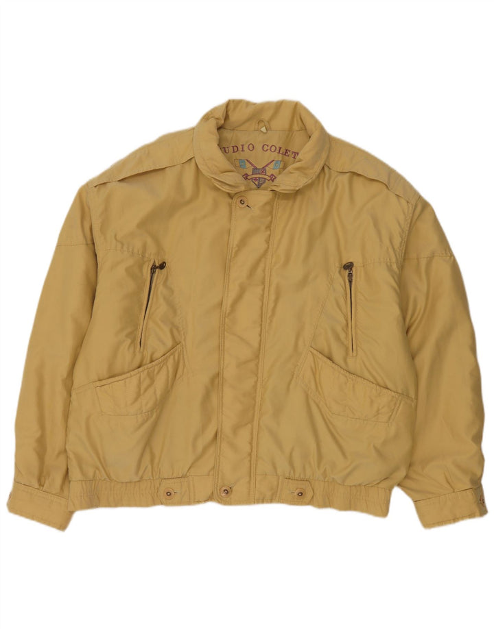 Męska kurtka bomber Studio Coletti UK 42 XL, żółty nylon