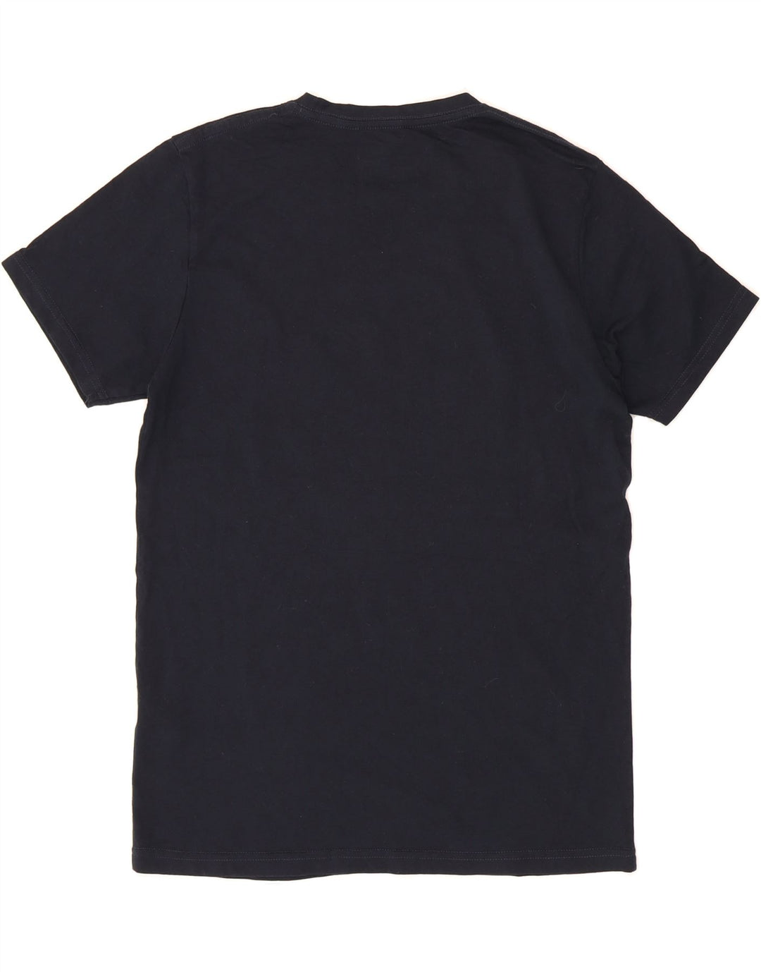 JACK & JONES Mens Regular Fit Graphic T-Shirt Top Medium Navy Blue Cotton Vintage Jack & Jones and Second-Hand Jack & Jones from Messina Hembry 