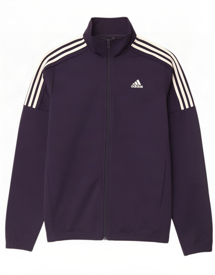 Adidas Męska bluza dresowa, średnia granatowa, poliester