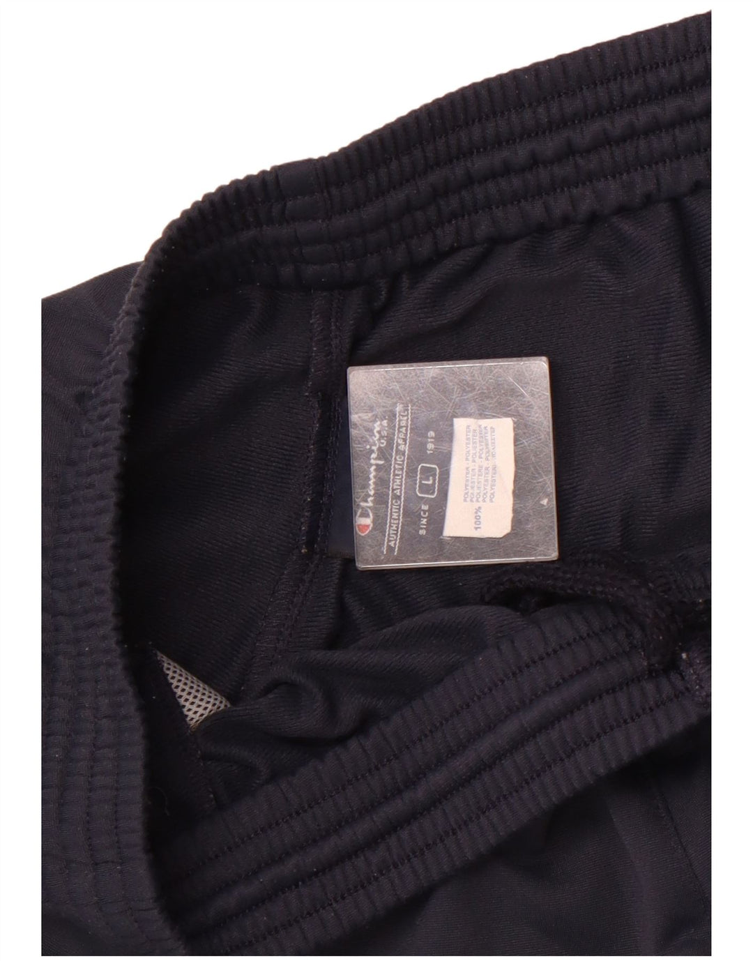 Męskie spodnie dresowe Champion, duże, granatowe, z poliestru