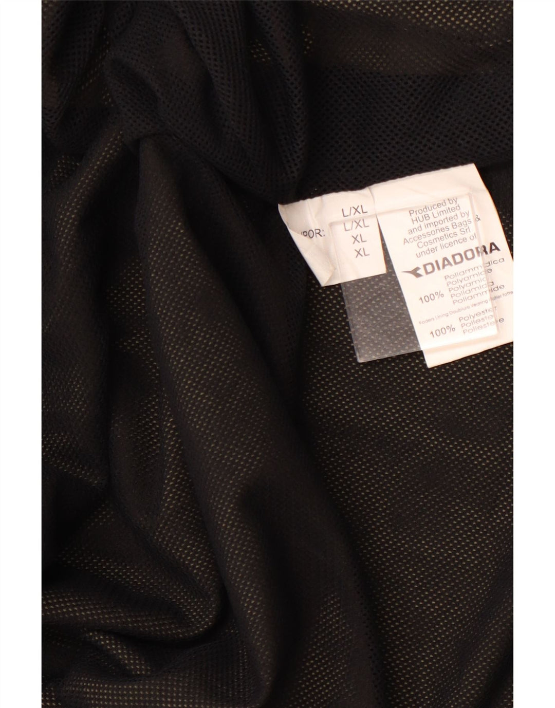 Męska kurtka przeciwdeszczowa DIADORA UK 40, duża, khaki, poliamid