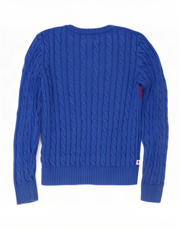 Polo Ralph Lauren Chłopięcy sweter z dekoltem w łódkę 15-16 lat XL Niebieski
