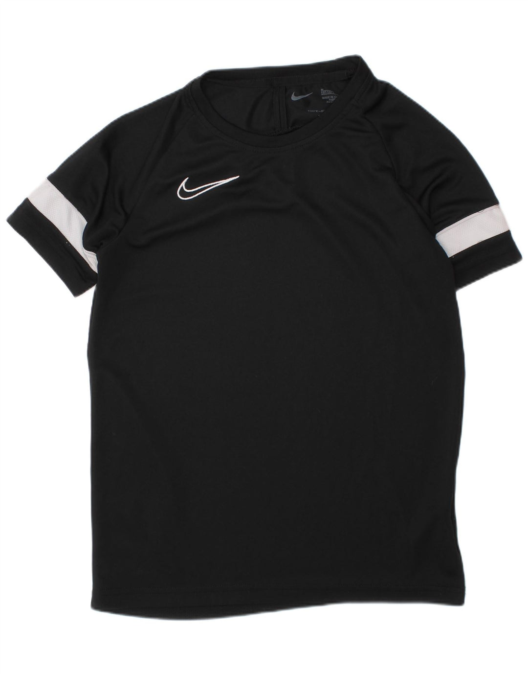 Chłopięcy T-shirt NIKE Dri Fit na 10-11 lat, średni czarny, blok kolorów