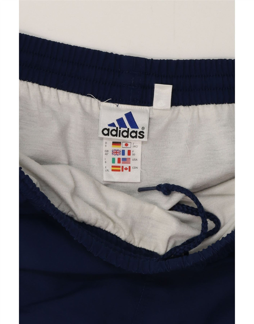 Męskie spodenki sportowe ADIDAS XL, granatowe, poliestrowe