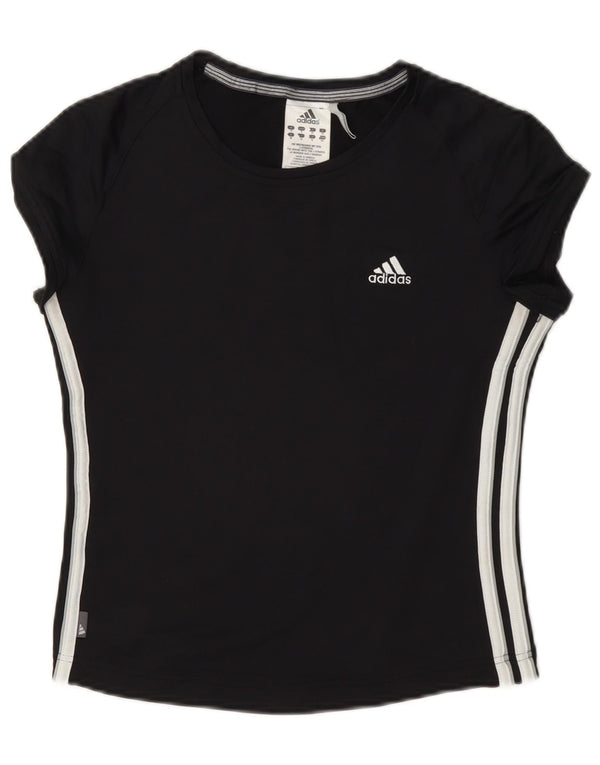 Damska koszulka Adidas Climalite Crop Top UK 10 Small Black Nylon