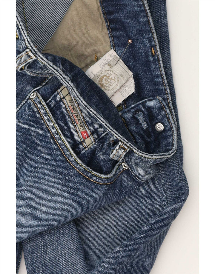 Damskie jeansy Bootcut Diesel W30 L27 Niebieskie bawełniane